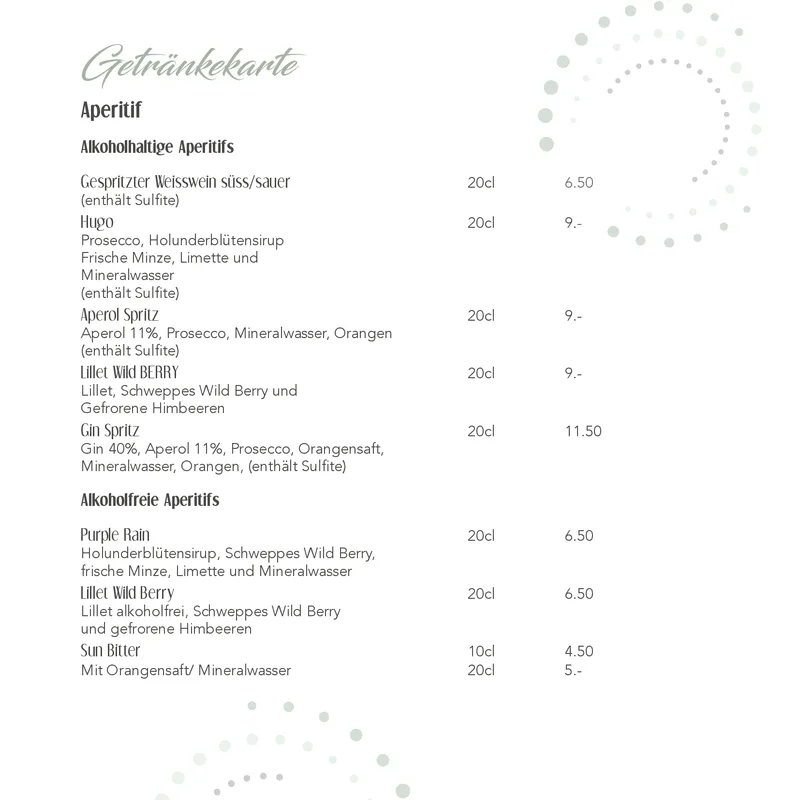 Menükarte, Seite 11 von 12